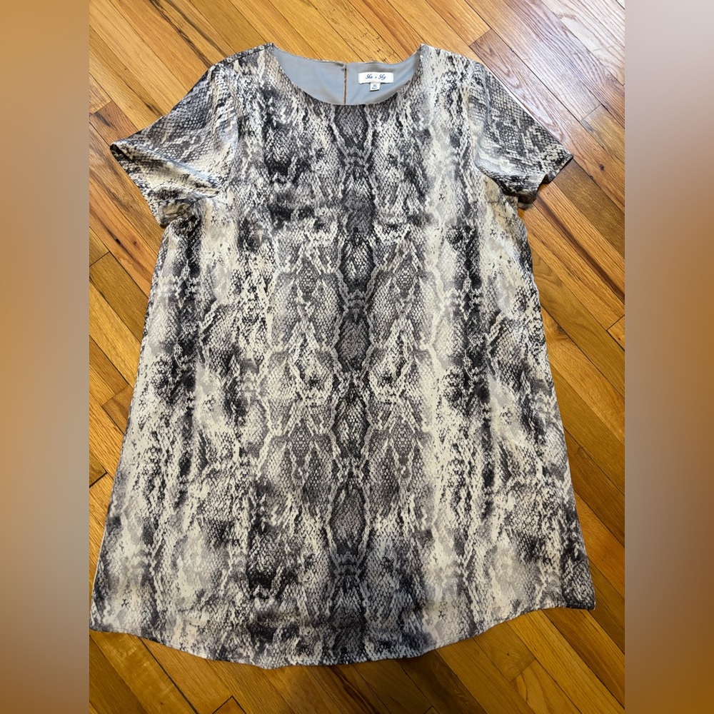Snake Print Dress